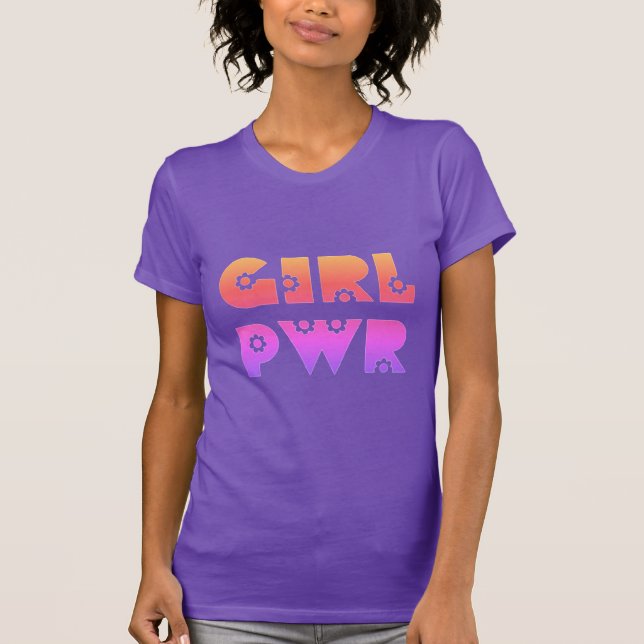 Camiseta Moça Power T-Shirt (Frente)