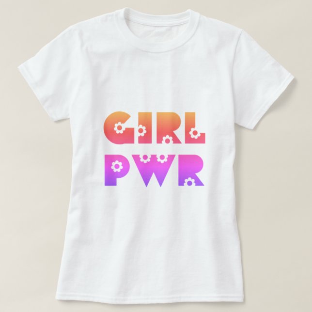 Camiseta Moça Power T-Shirt (Frente do Design)