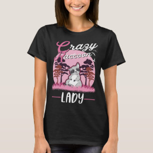 Camiseta Moça Raccoon Louca