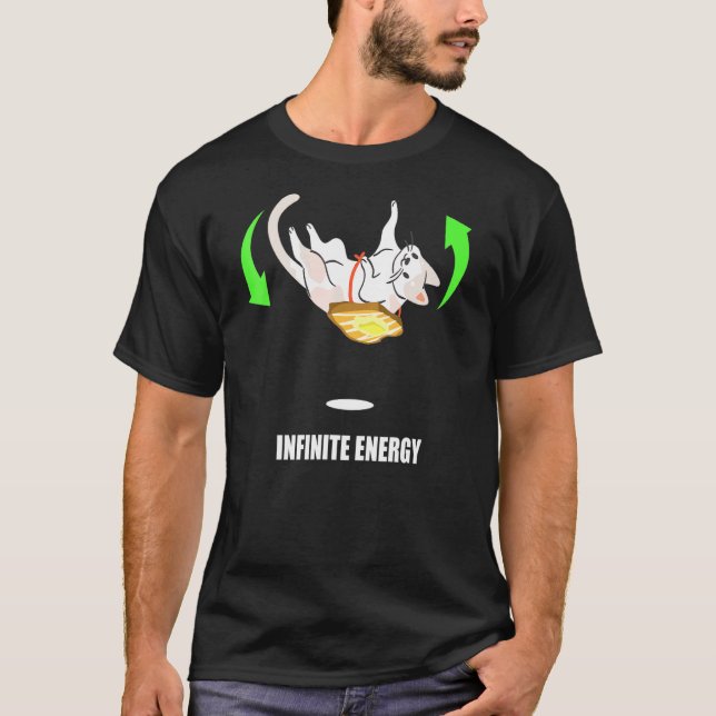 Camiseta Moção Perpétua Com Manteiga De Gato Infinita De En (Frente)