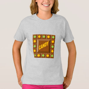 Camiseta Moças T-Shirt ash CHOCOLAT CANDY