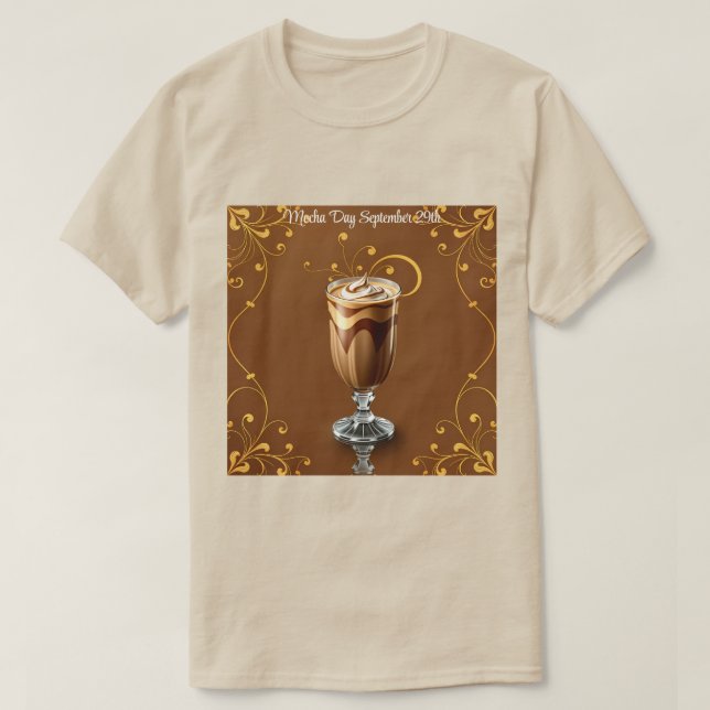 Camiseta Mocha 29 de setembro T-Shirt (Frente do Design)