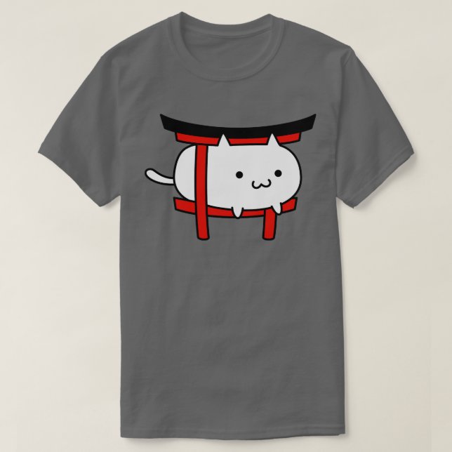 Camiseta Mochi cat Torii gate (Frente do Design)