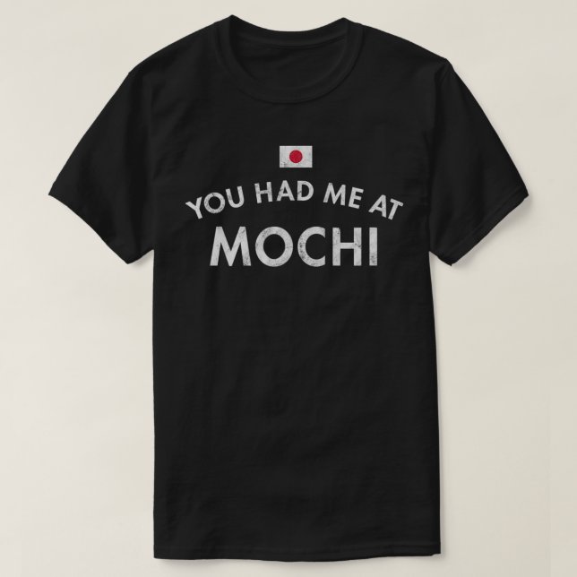 Camiseta Mochi Japonês, Ano Novo, Glutinante, Bolo De Arroz (Frente do Design)