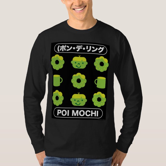 Camiseta Mochi Rosquinha Poi Mochi E Café (Frente)