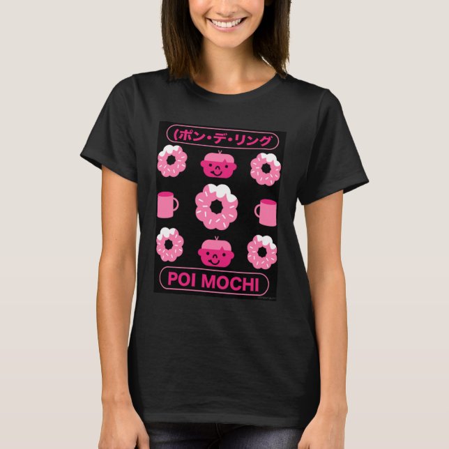 Camiseta Mochi Rosquinha Poi Mochi E T-Shirt Café (Frente)