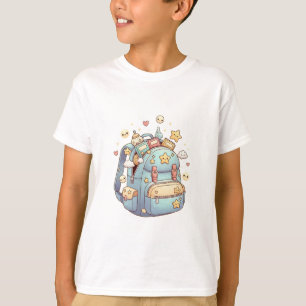 Camiseta Mochila Cheia de Sonhos – Crianças Caprichosas