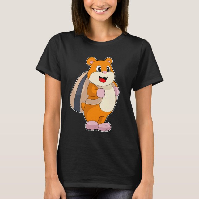 Camiseta Mochila contra sementes de hamster (Frente)