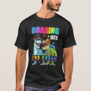 Camiseta Mochila Cuja Escala De segundo Rastreada Dinossaur