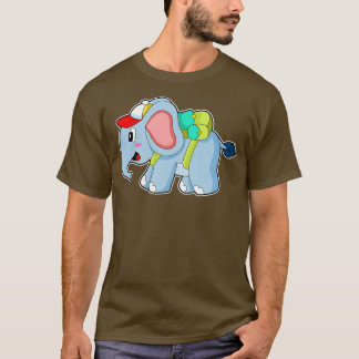 Camiseta Mochila da escola elefante