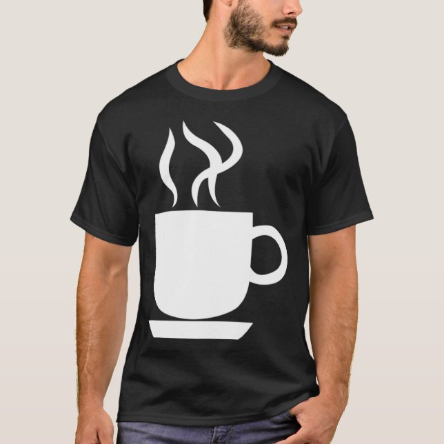 Camiseta Mochila de café café café (Frente)