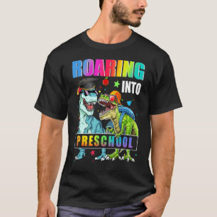 Camiseta Mochila de Dinossauro Bonito para Pré-Escolas Anco