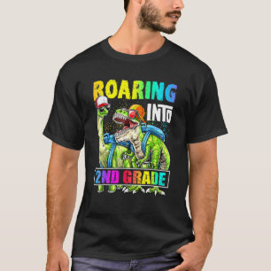 Camiseta Mochila de Dinossauro do 2º Ano Rugindo de Volta à