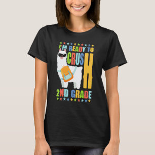 Camiseta Mochila de Lhama da 2ª Série Volta às Escolas Meni