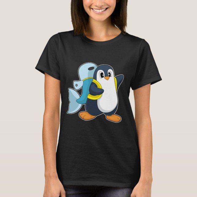 Camiseta Mochila de Peixe-Pinguim (Frente)