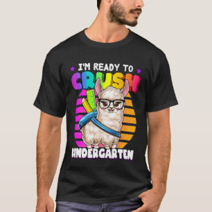 Camiseta Mochila de volta às aulas do jardim de infância Cr