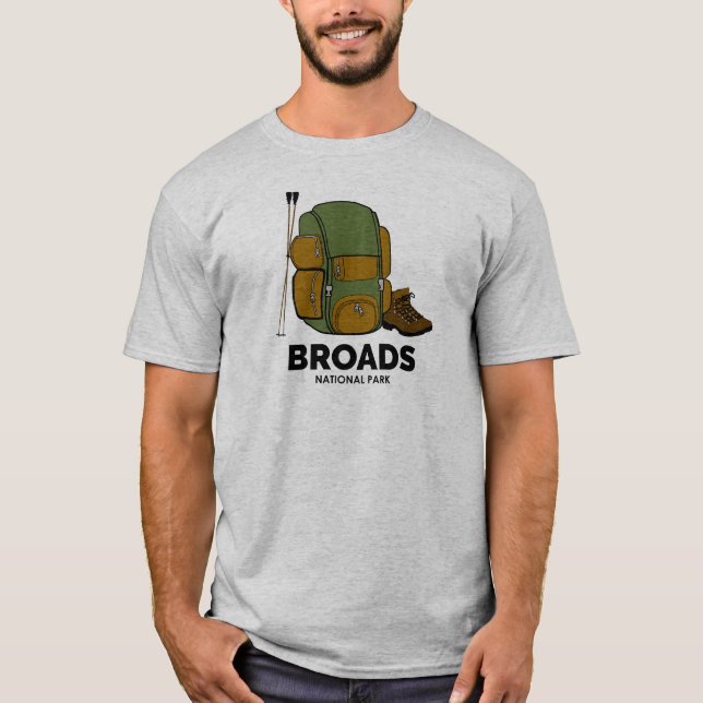 Camiseta Mochila do Broads National Park (Frente)