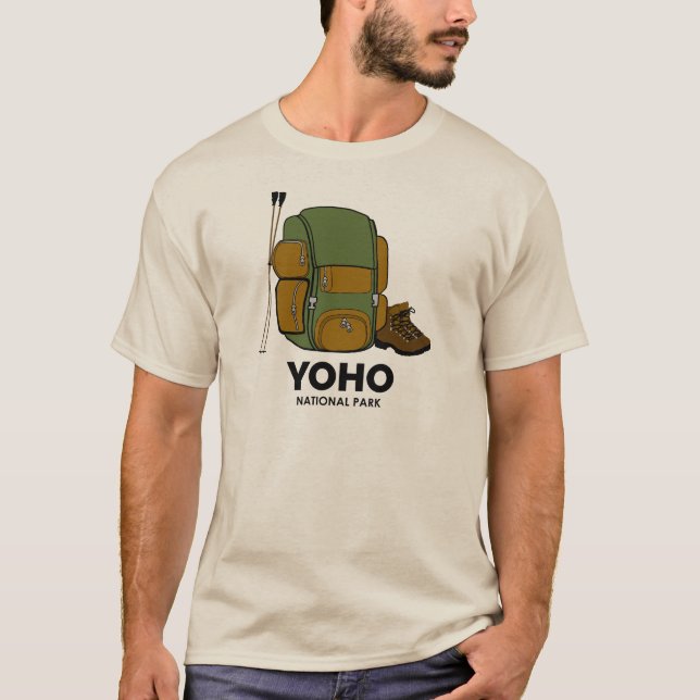 Camiseta Mochila do Parque Nacional Yoho (Frente)