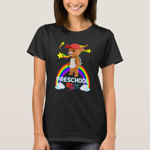 Camiseta Mochila do Ursinho Fofa Boné de Beisebol PRÉ-ESCOL