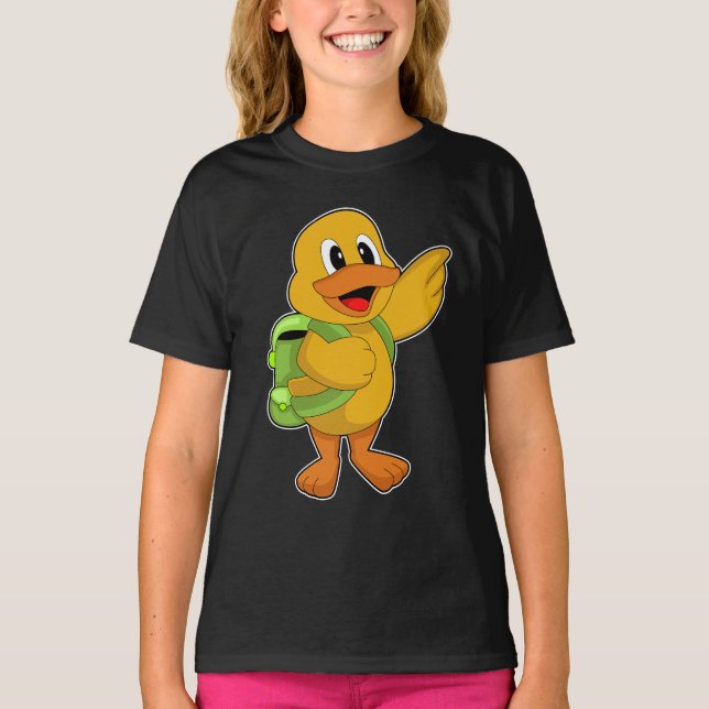 Camiseta Mochila Duck Hiker (Frente)