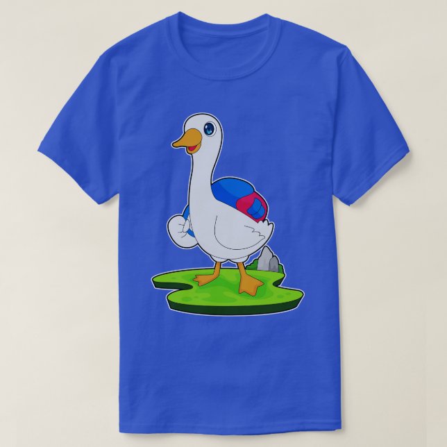 Camiseta Mochila Duck Hiker 1 (Frente do Design)