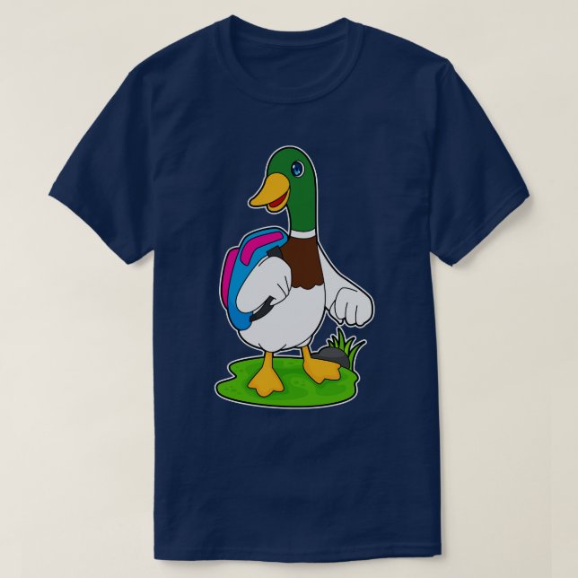Camiseta Mochila Duck Hiker 1 (Frente do Design)