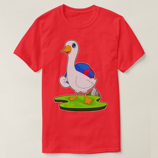 Camiseta Mochila Duck Hiker 3 (Frente do Design)