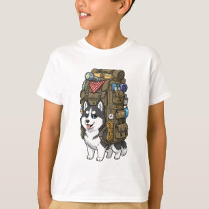Camiseta Mochila Infantil para Trilha Husky Aventura