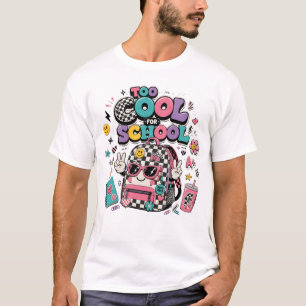 Camiseta Mochila Muito Legal para a Escola