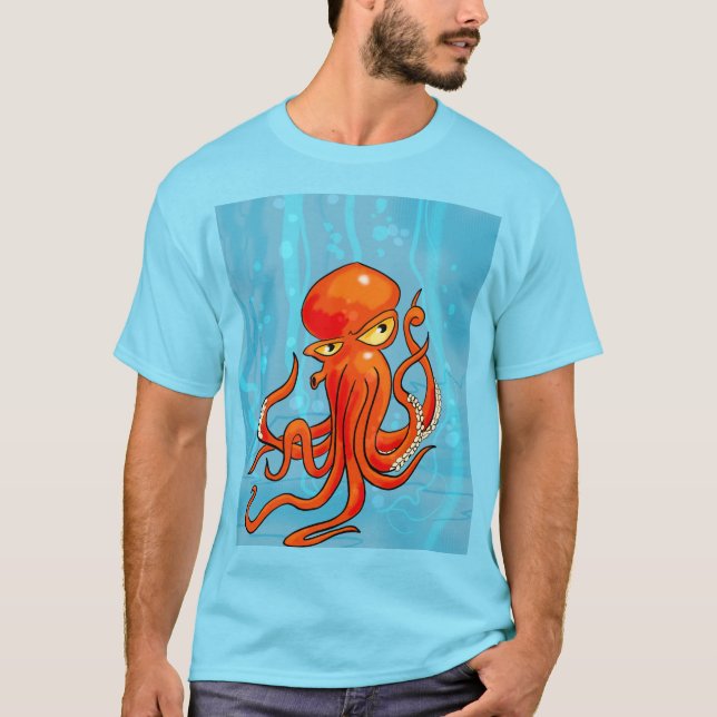 Camiseta Mochila Octopus Incrível (Frente)