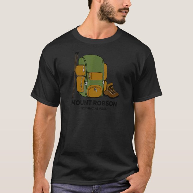Camiseta Mochila Provincial do Parque Mt. Robson (Frente)