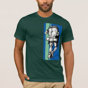 Camiseta Mochileiro (cara) - azul esverdeado