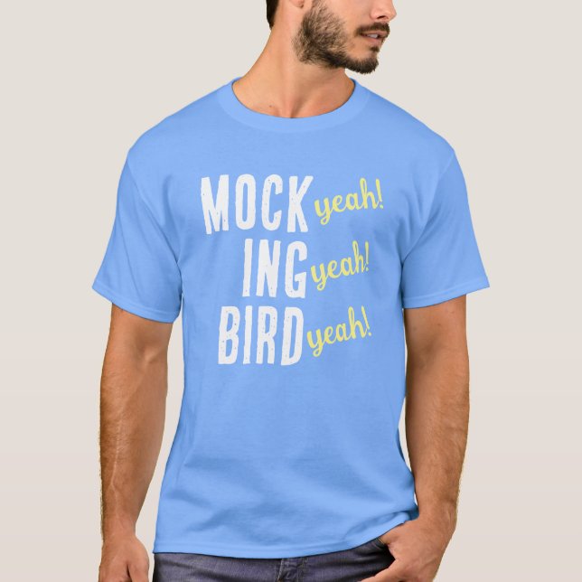 Camiseta MOCK (sim!) ING (sim!) PÁSSARO (sim!) (Frente)