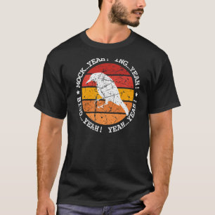 Camiseta Mock Sim Pássaro Sim Dumb Retro Mockingbir