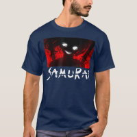 moço de animação da cara samurai do japão art ninj
