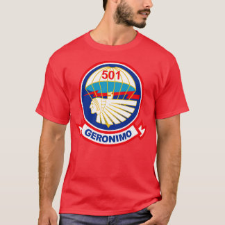 Camiseta Mod1 Geronimo 501rua Infantaria de Paraquedas