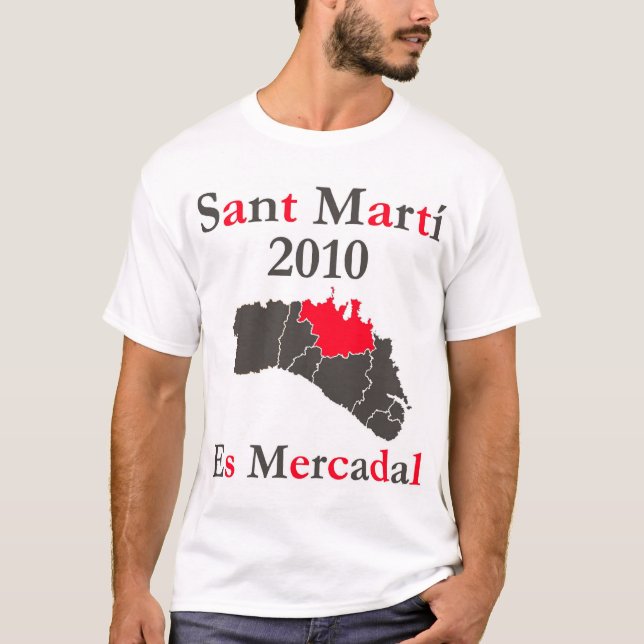 Camiseta Mod.3 - ES MERCADAL - Sant Martí 2010 (Frente)