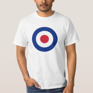 Camiseta Mod - Clássico Roundel - Alvo de Arqueiro Bullsey