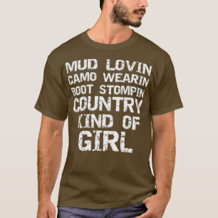 Camiseta Mod Lovin Camo Boot Stomping Country