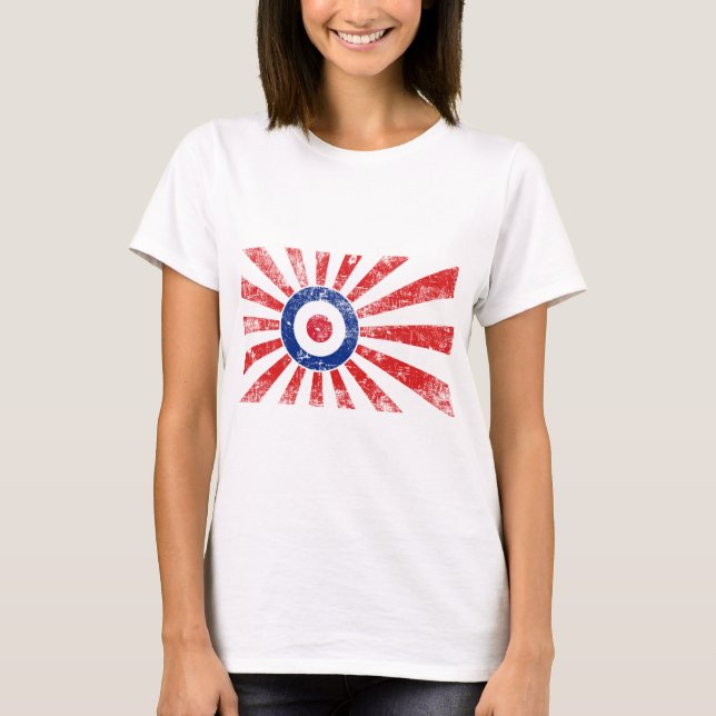 Camiseta Mod Target Mods Sunburst Target Roundel (Frente)