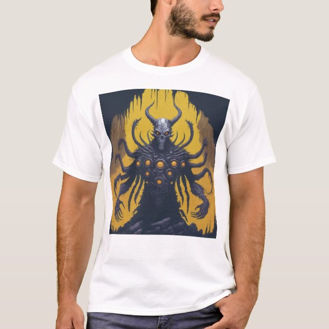Camiseta Moda a design de metal morto (Frente)