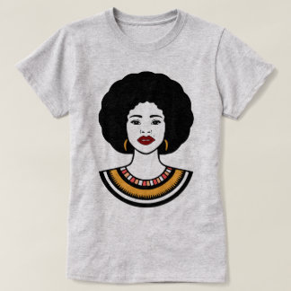 Camiseta moda afro