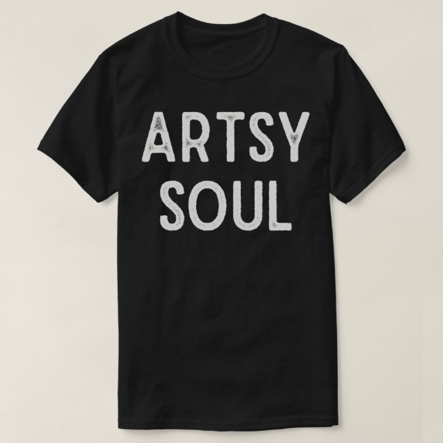 Camiseta Moda artística ARTSY SOUL (Frente do Design)