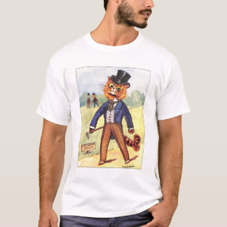 Camiseta Moda Cat por Louis Wain