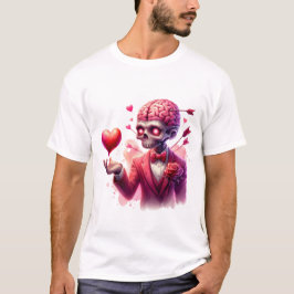 Camiseta Moda Comida pelo Cérebro: Zombie Vibes Tee