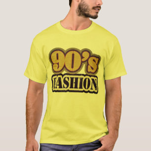 Camiseta Moda da Vintage dos anos 90 - Camisa-T