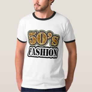 Camiseta Moda de 50 de vindima - Camisa-T