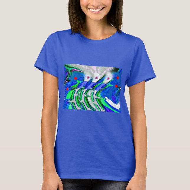Camiseta Moda de arte bonita (Frente)