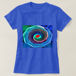 Camiseta Moda de arte de hot spot vermelha