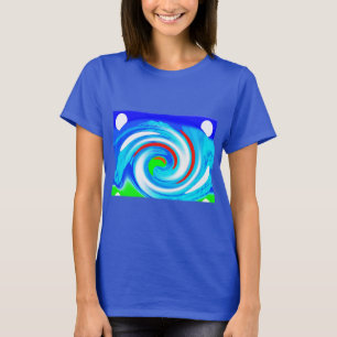 Camiseta Moda de arte do Whirlpool